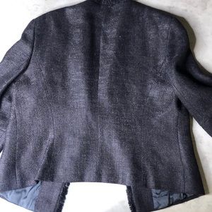Lafayette 148 New York Jackets & Coats - Lafayette 148 Black Tweed Blazer Frayed Edges Lafayette 148 New York Jackets & Coats - Lafayette 148 Black Tweed Blazer Frayed Edges